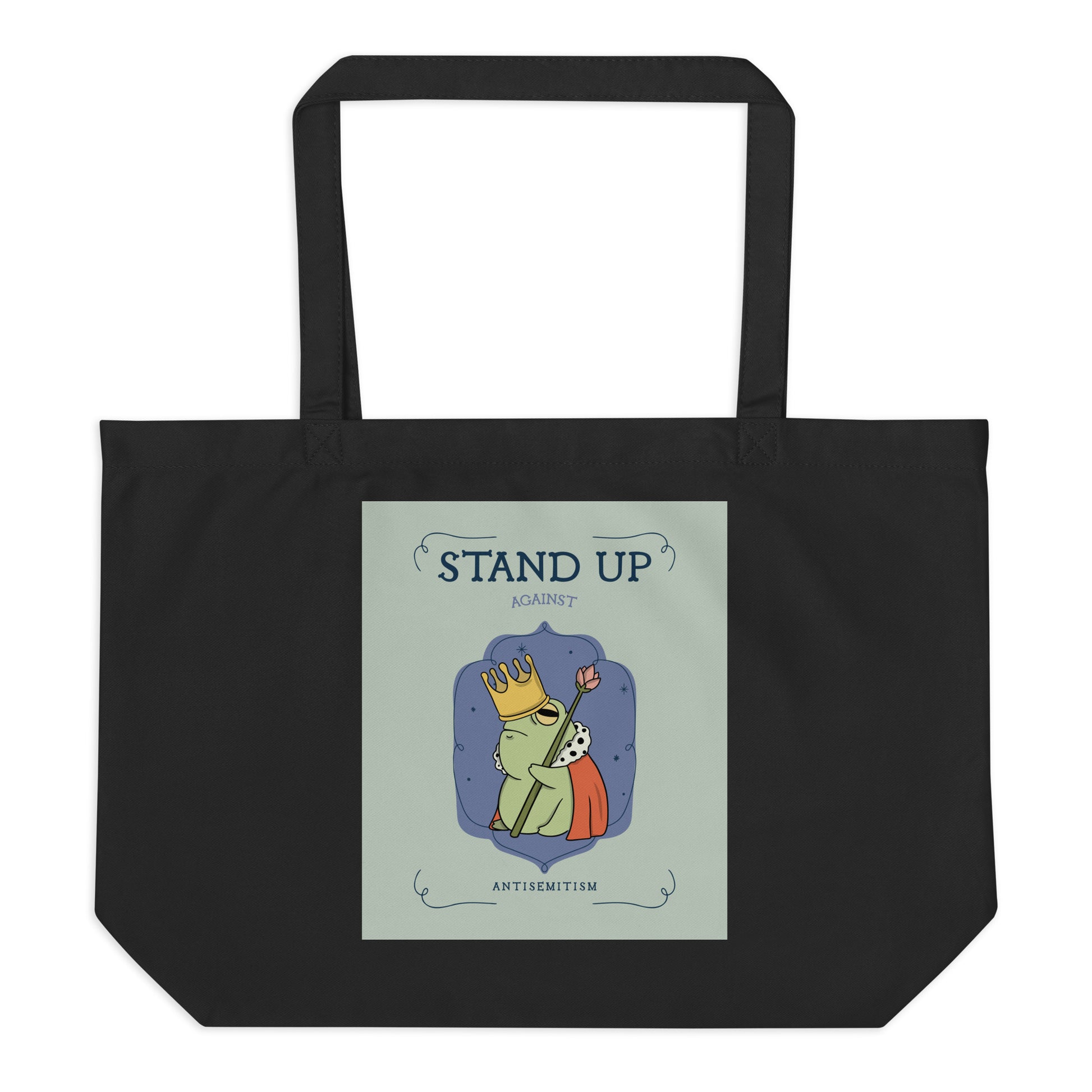 Cute Friend | Antisemitism | Large Organic Tote Bag