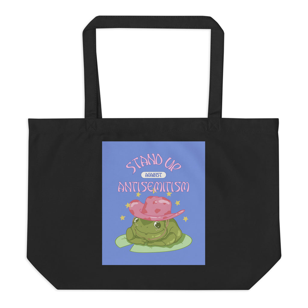 Cute Friend | Antisemitism | Large Organic Tote Bag