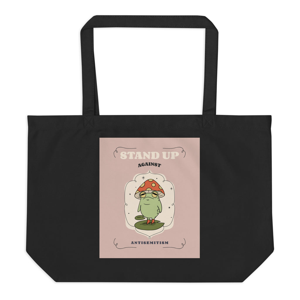 Cute Friend | Antisemitism | Large Organic Tote Bag