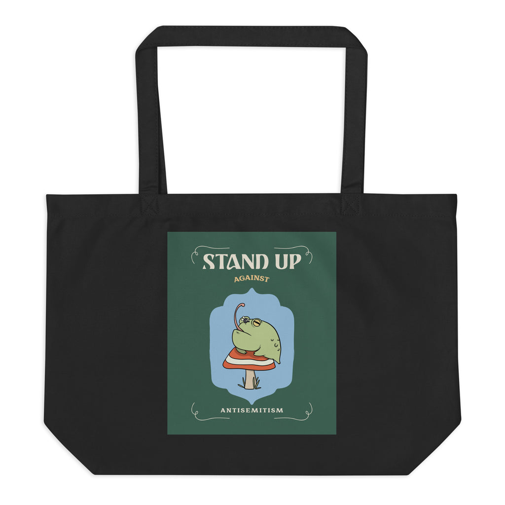 Cute Friend | Antisemitism | Large Organic Tote Bag