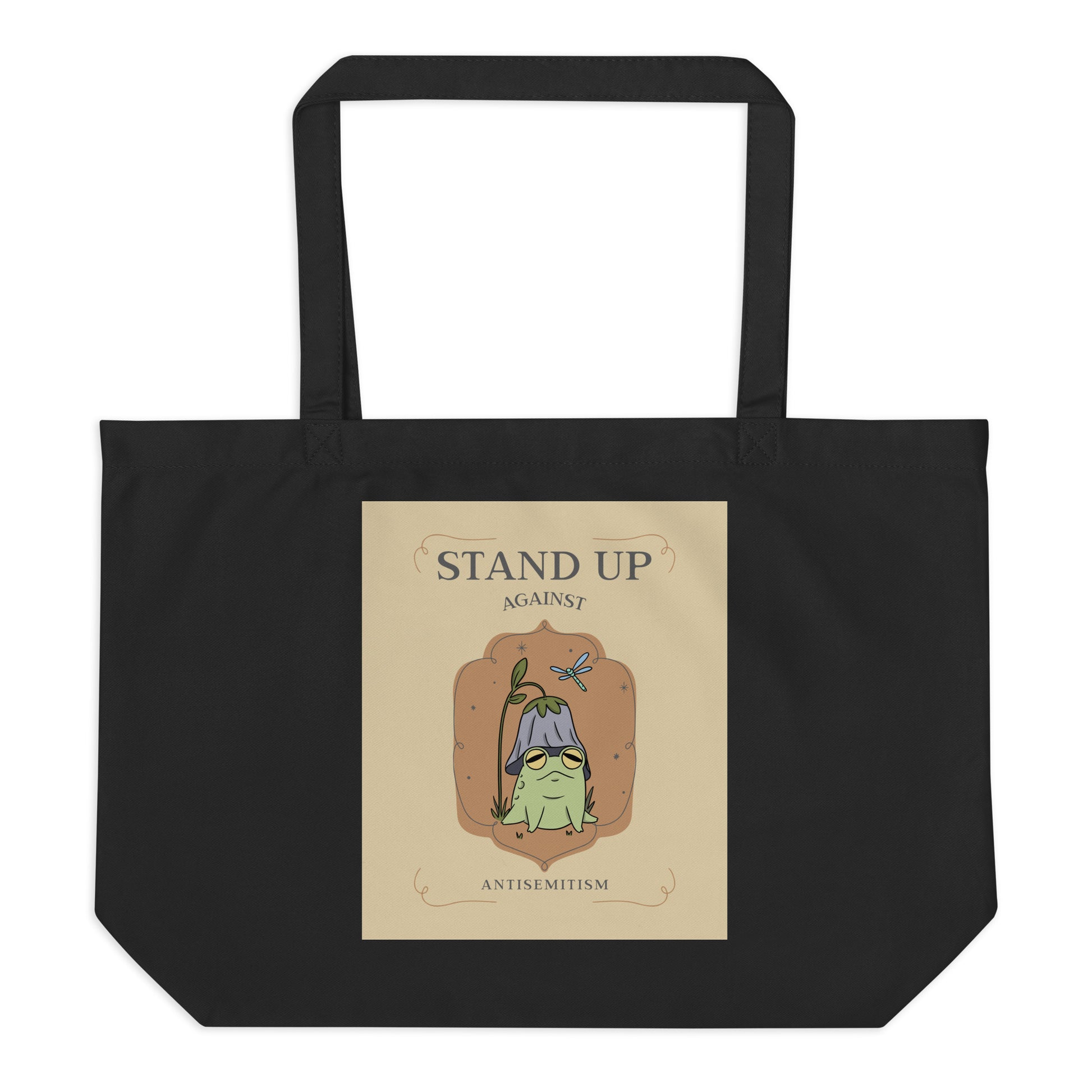 Cute Friend | Antisemitism | Large Organic Tote Bag