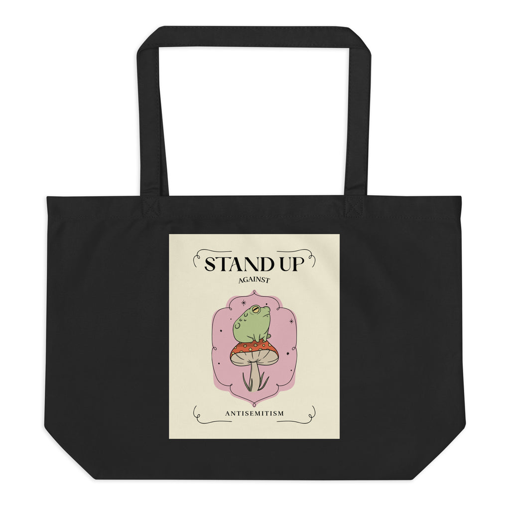 Cute Friend | Antisemitism | Large Organic Tote Bag
