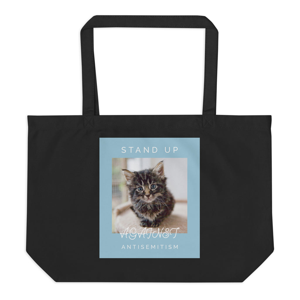 Cute Friend | Antisemitism | Large Organic Tote Bag