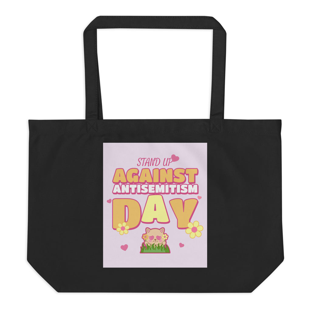 Cute Friend | Antisemitism | Large Organic Tote Bag
