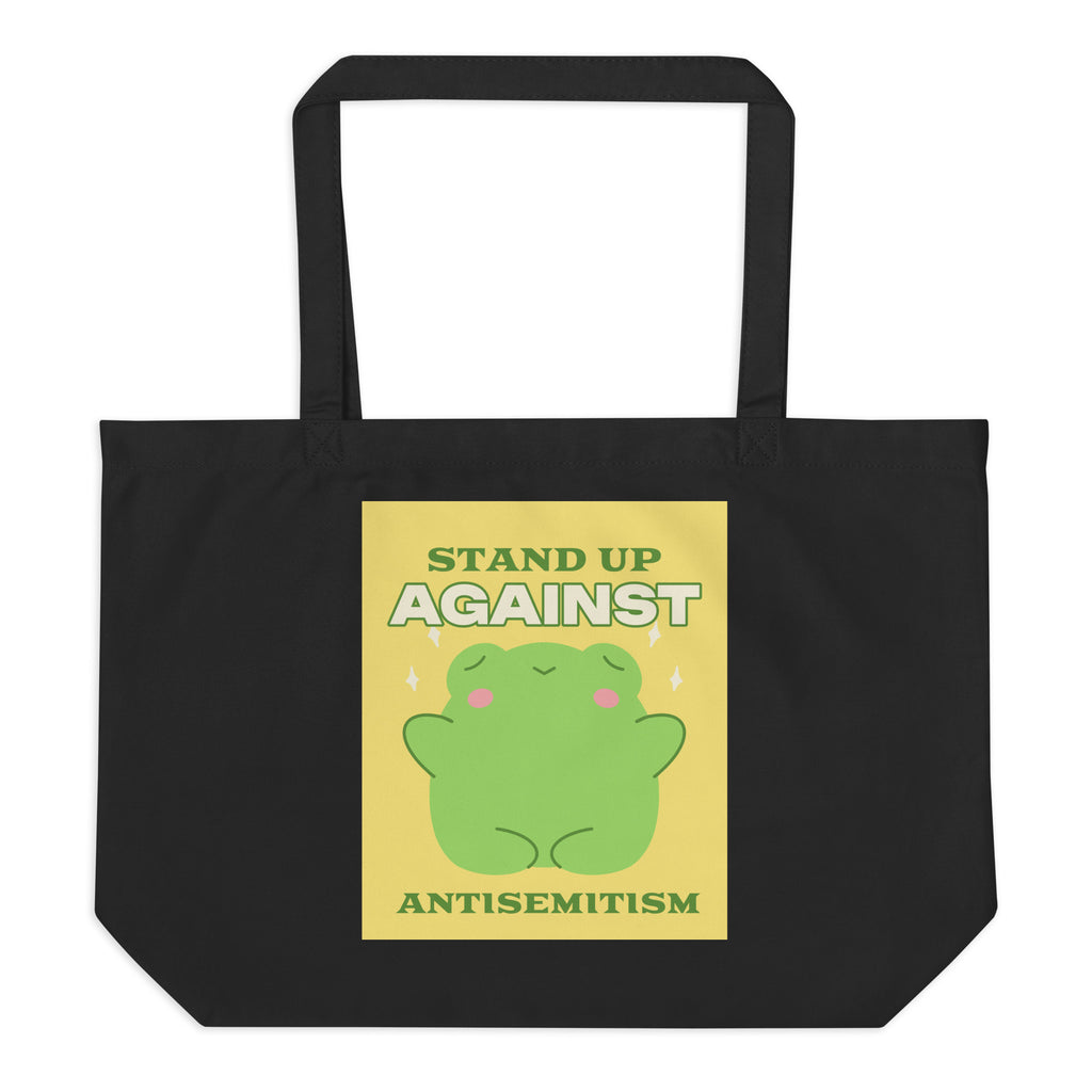Cute Friend | Antisemitism | Large Organic Tote Bag