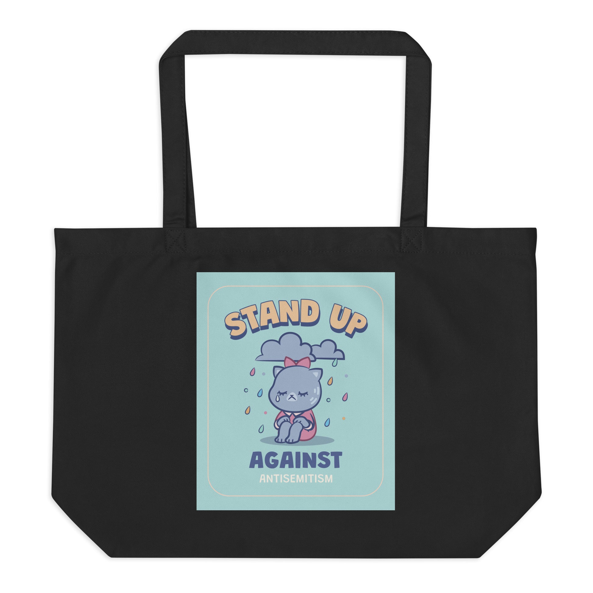 Cute Friend | Antisemitism | Large Organic Tote Bag