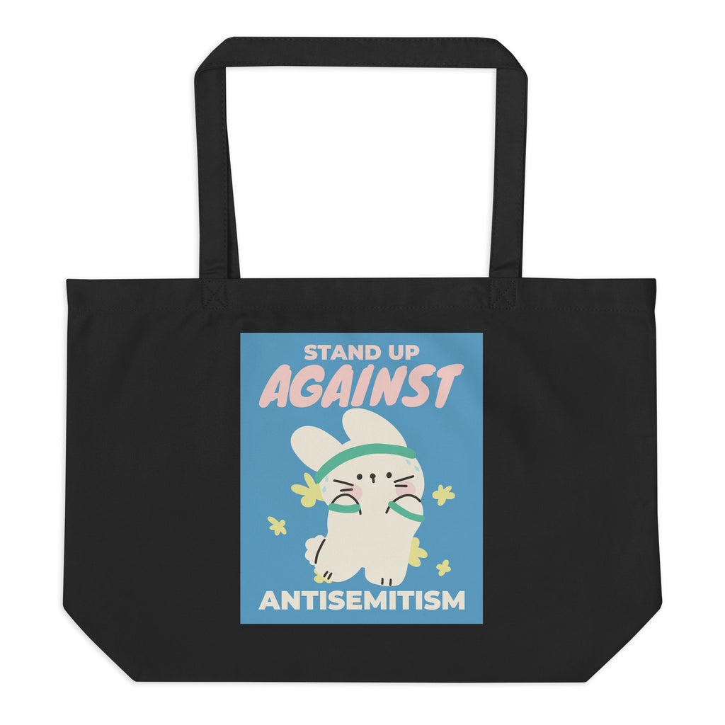 Cute Friend | Antisemitism | Large Organic Tote Bag