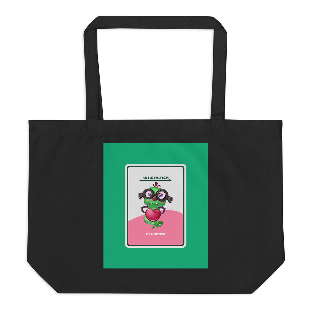 Cute Friend | Antisemitism | Large Organic Tote Bag
