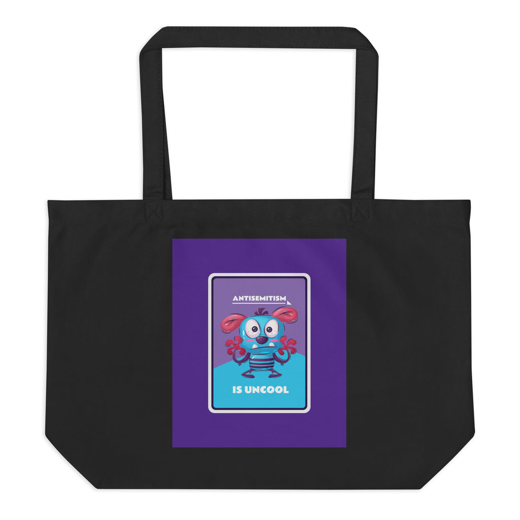 Cute Friend | Antisemitism | Large Organic Tote Bag