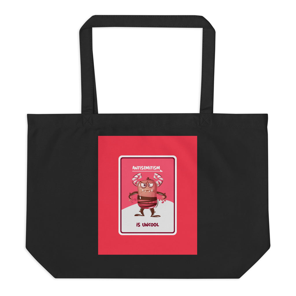 Cute Friend | Antisemitism | Large Organic Tote Bag