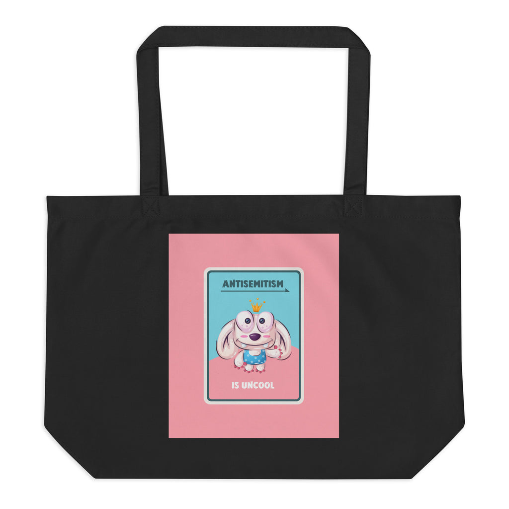 Cute Friend | Antisemitism | Large Organic Tote Bag