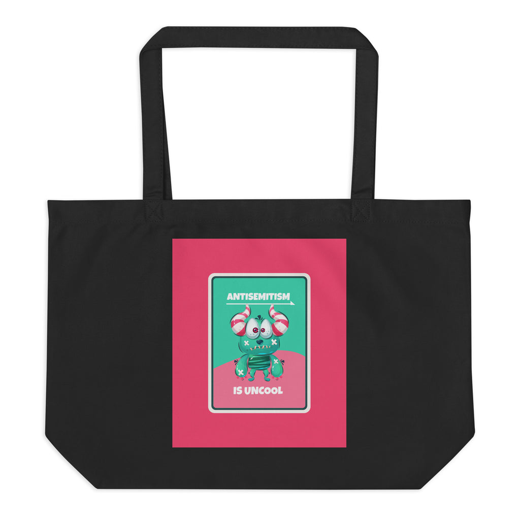 Cute Friend | Antisemitism | Large Organic Tote Bag