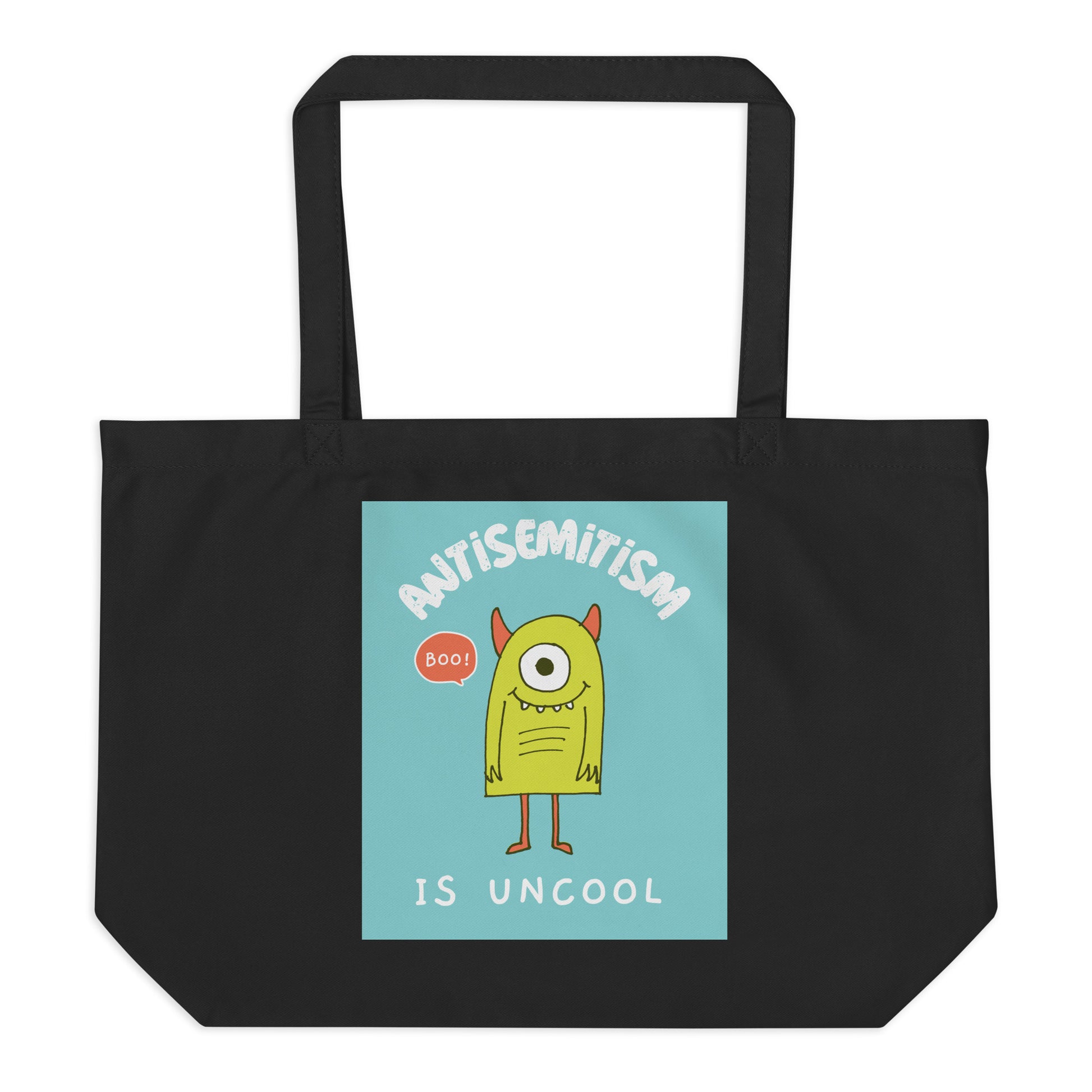 Cute Friend | Antisemitism | Large Organic Tote Bag