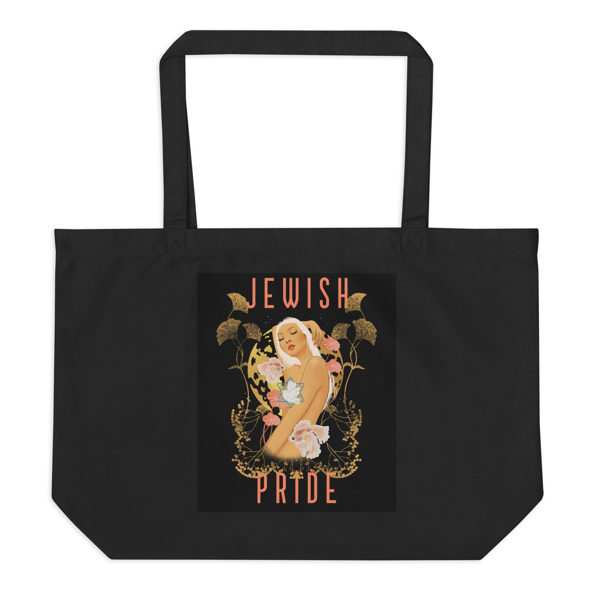 Jewish Beauty | Large Organic Tote Bag