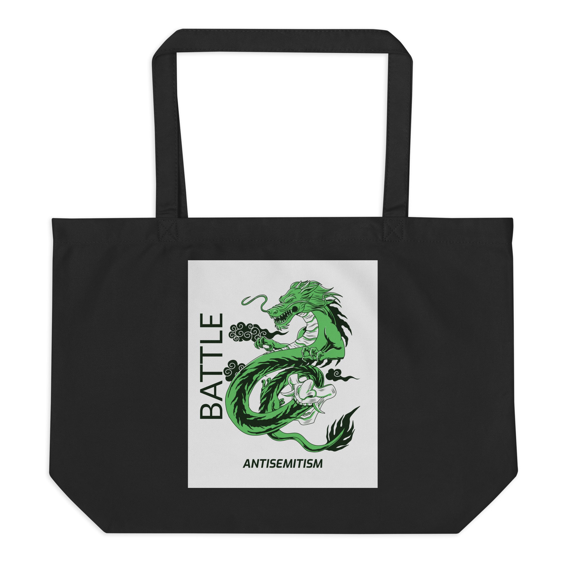 Dragon Adventure | Large Organic Tote Bag