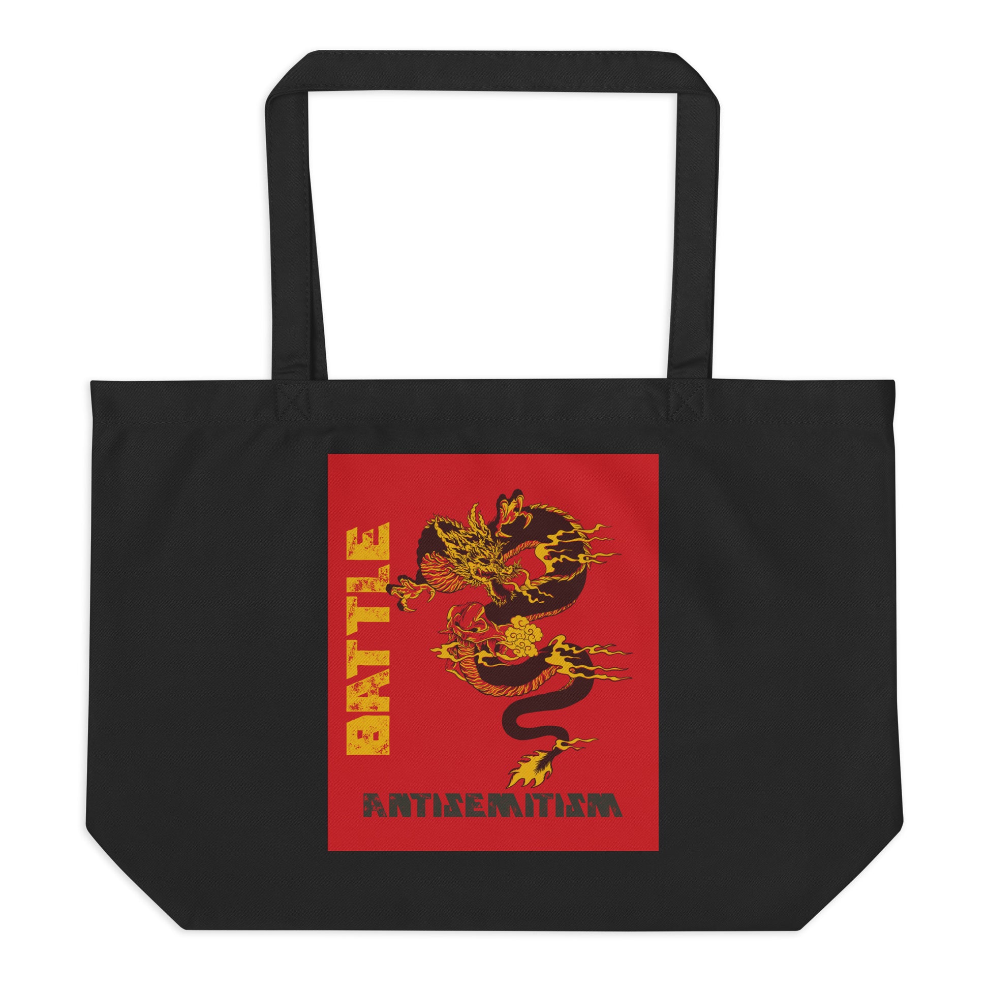 Dragon Adventure | Large Organic Tote Bag