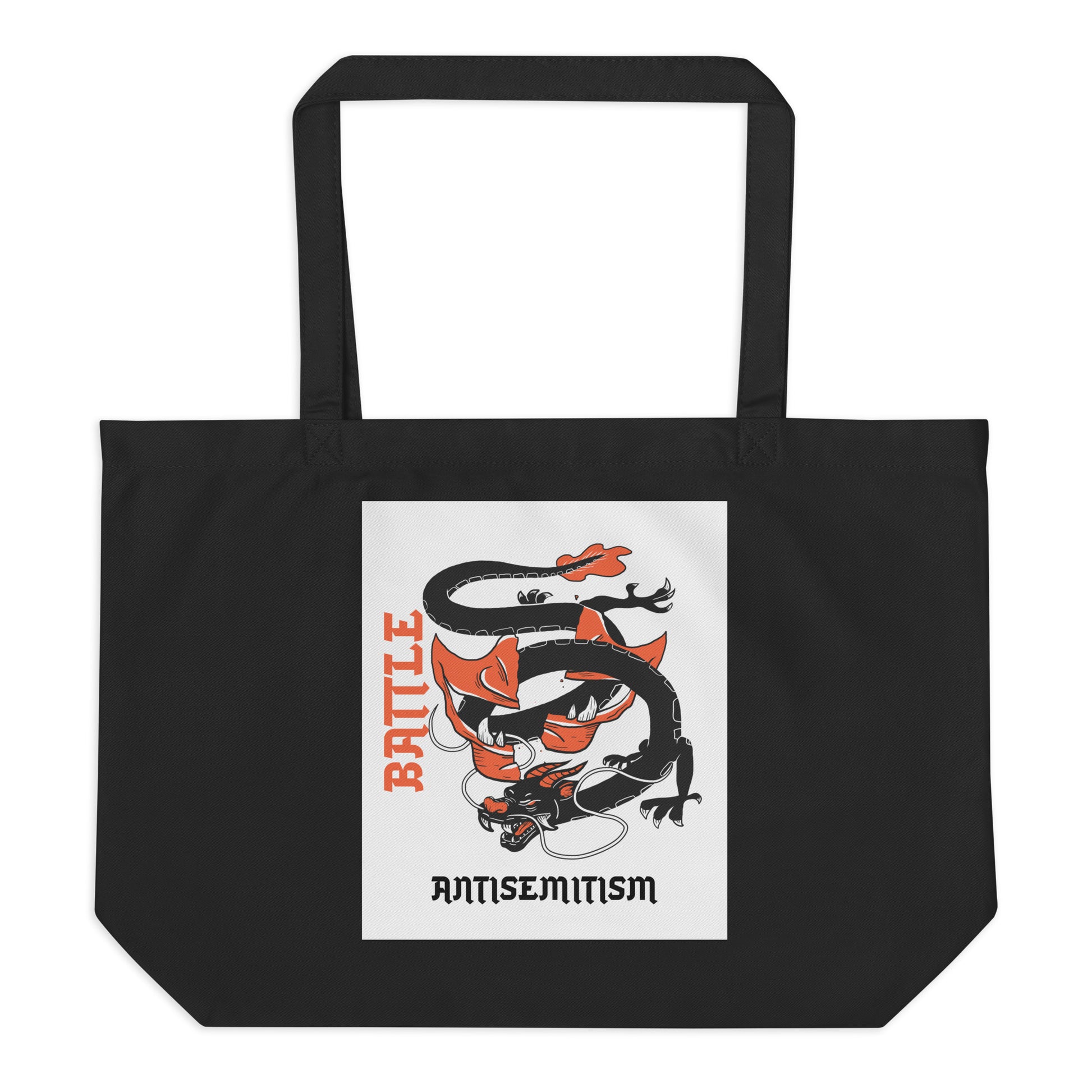 Dragon Adventure | Large Organic Tote Bag