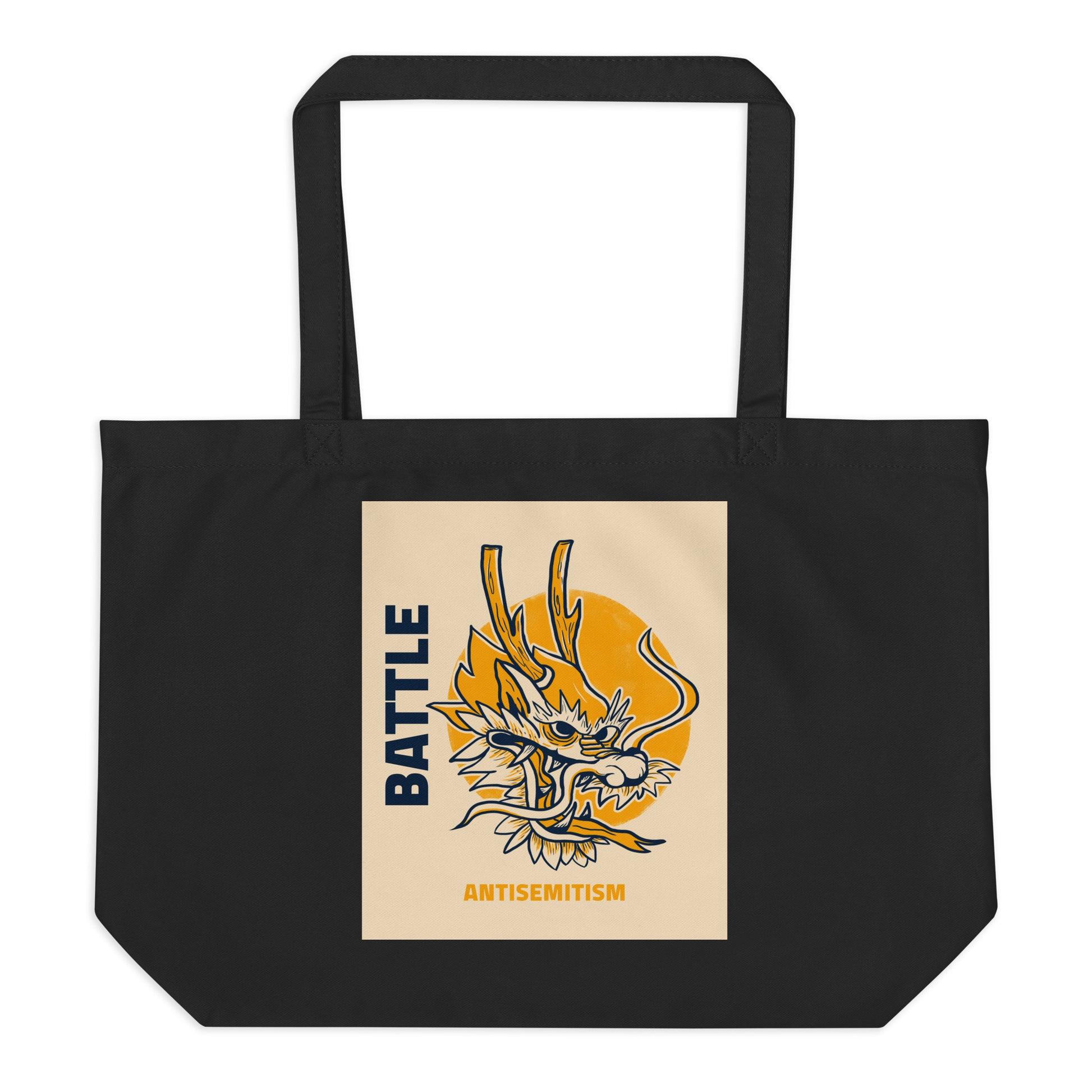 Dragon Adventure | Large Organic Tote Bag