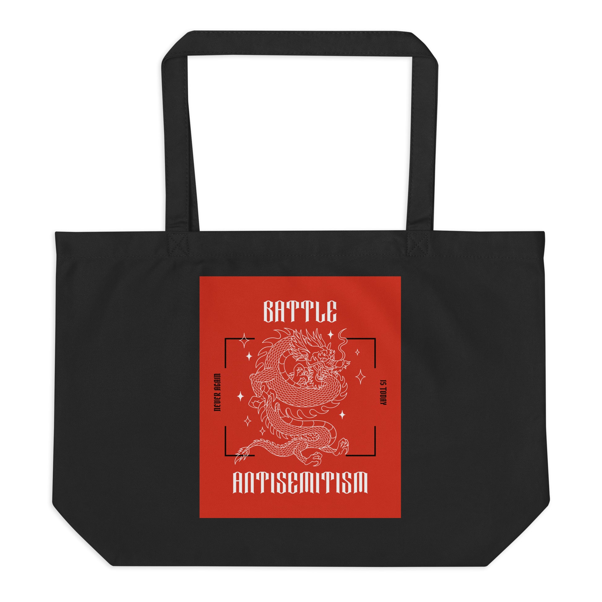 Dragon Adventure | Large Organic Tote Bag