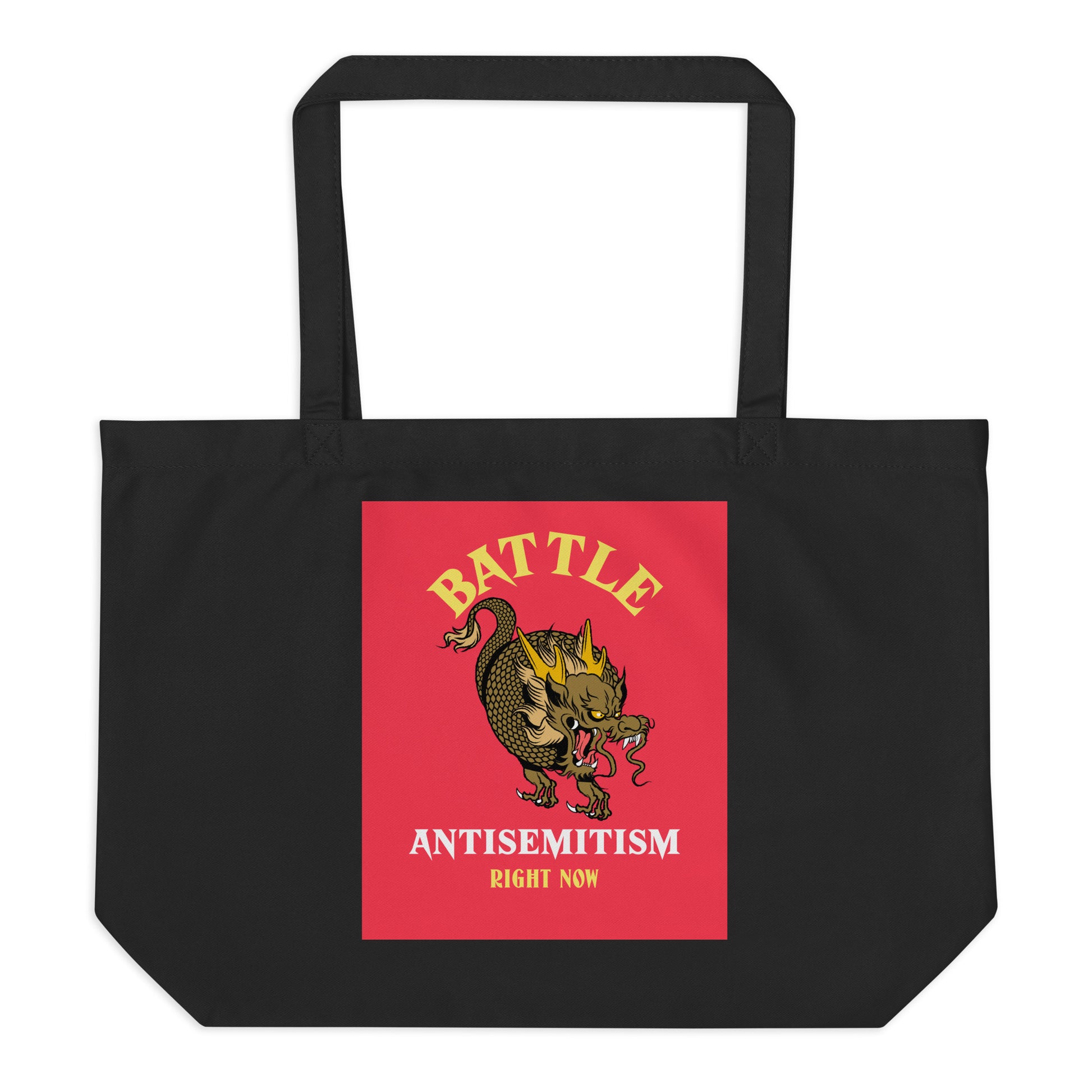 Dragon Adventure | Large Organic Tote Bag
