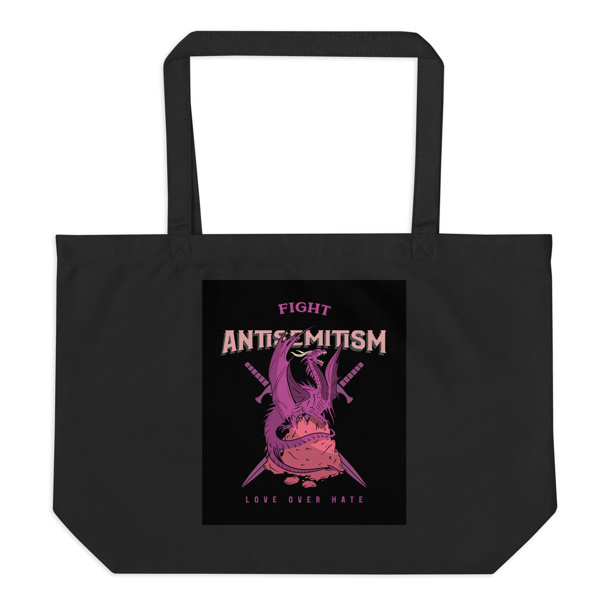 Dragon Adventure | Large Organic Tote Bag