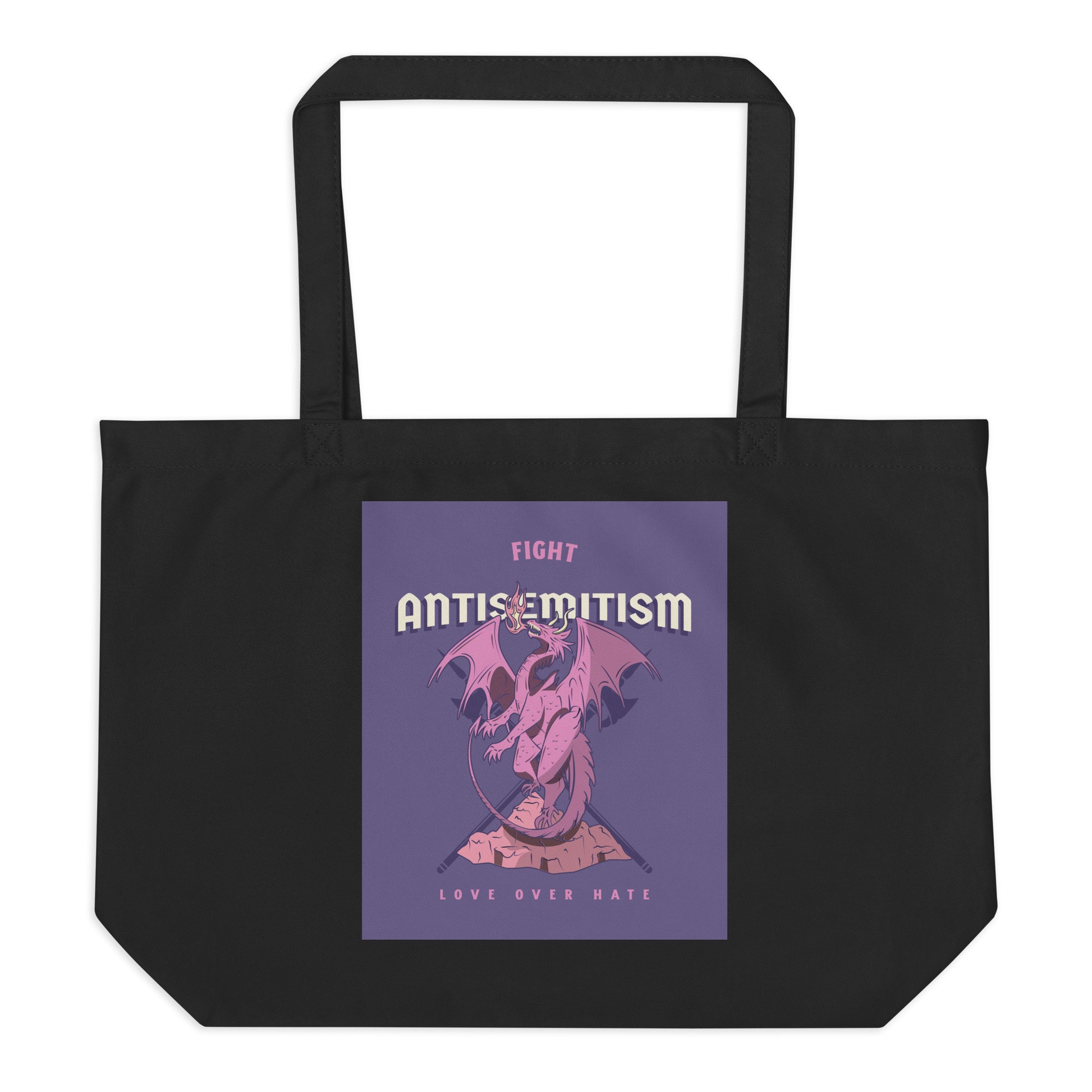 Dragon Adventure | Large Organic Tote Bag