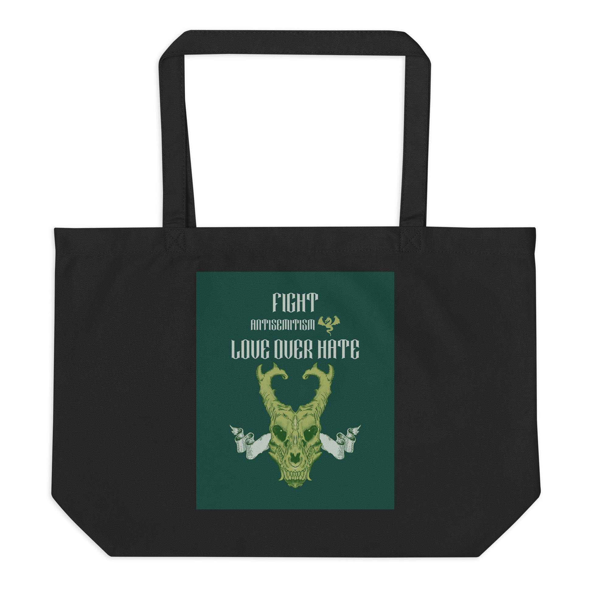 Dragon Adventure | Large Organic Tote Bag