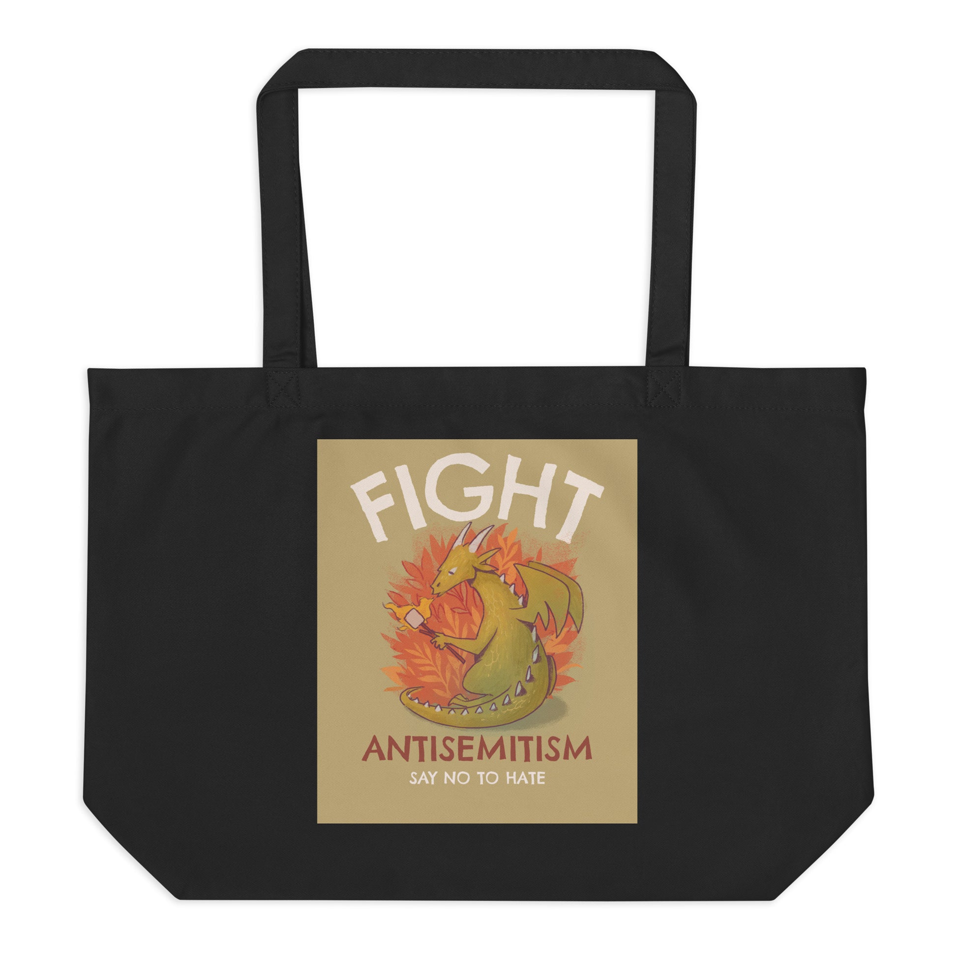 Dragon Adventure | Large Organic Tote Bag
