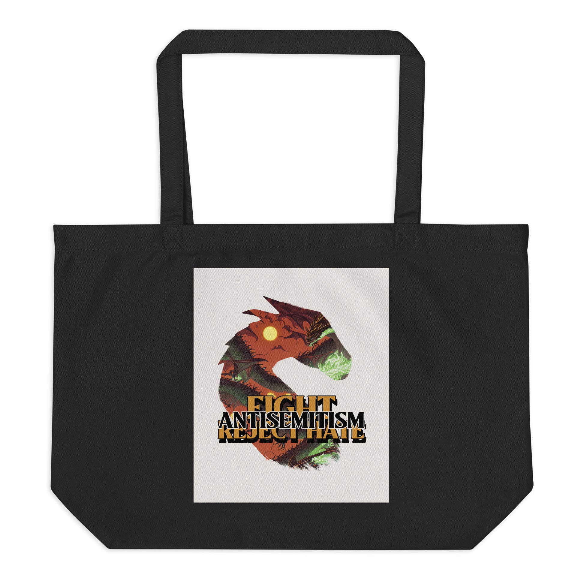 Dragon Adventure | Large Organic Tote Bag
