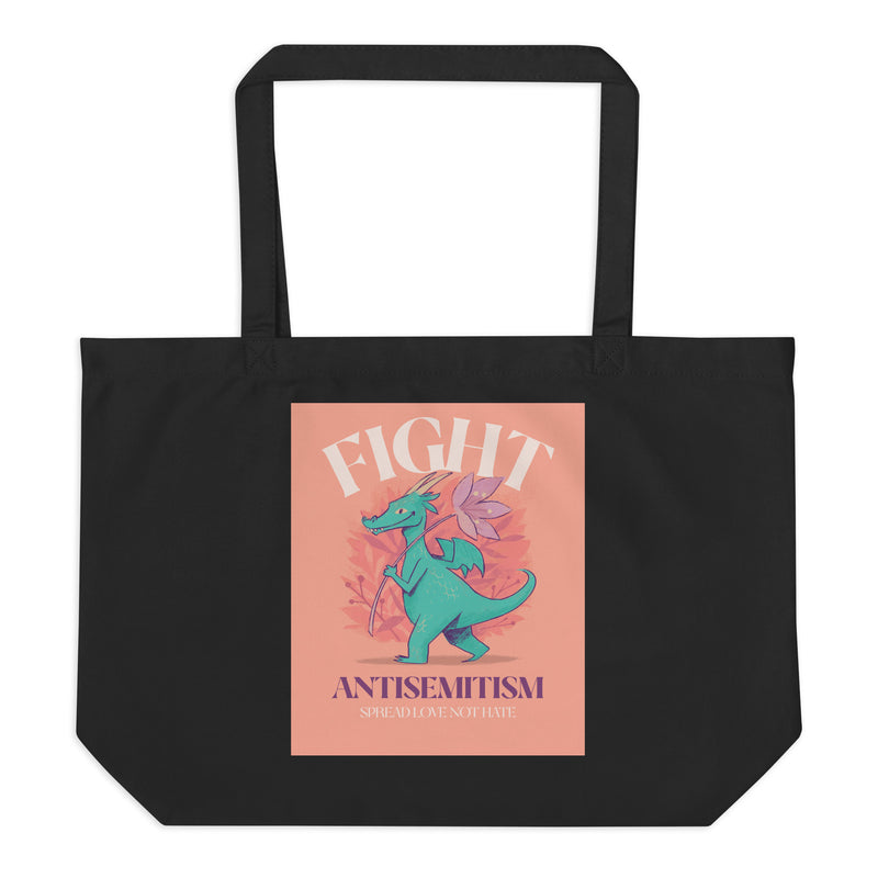 Dragon Adventure | Large Organic Tote Bag