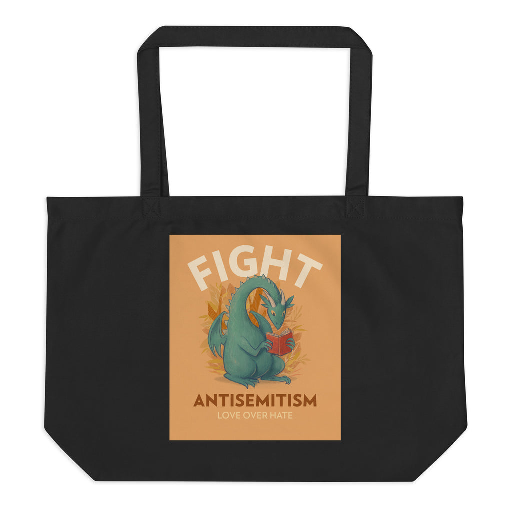Dragon Adventure | Large Organic Tote Bag