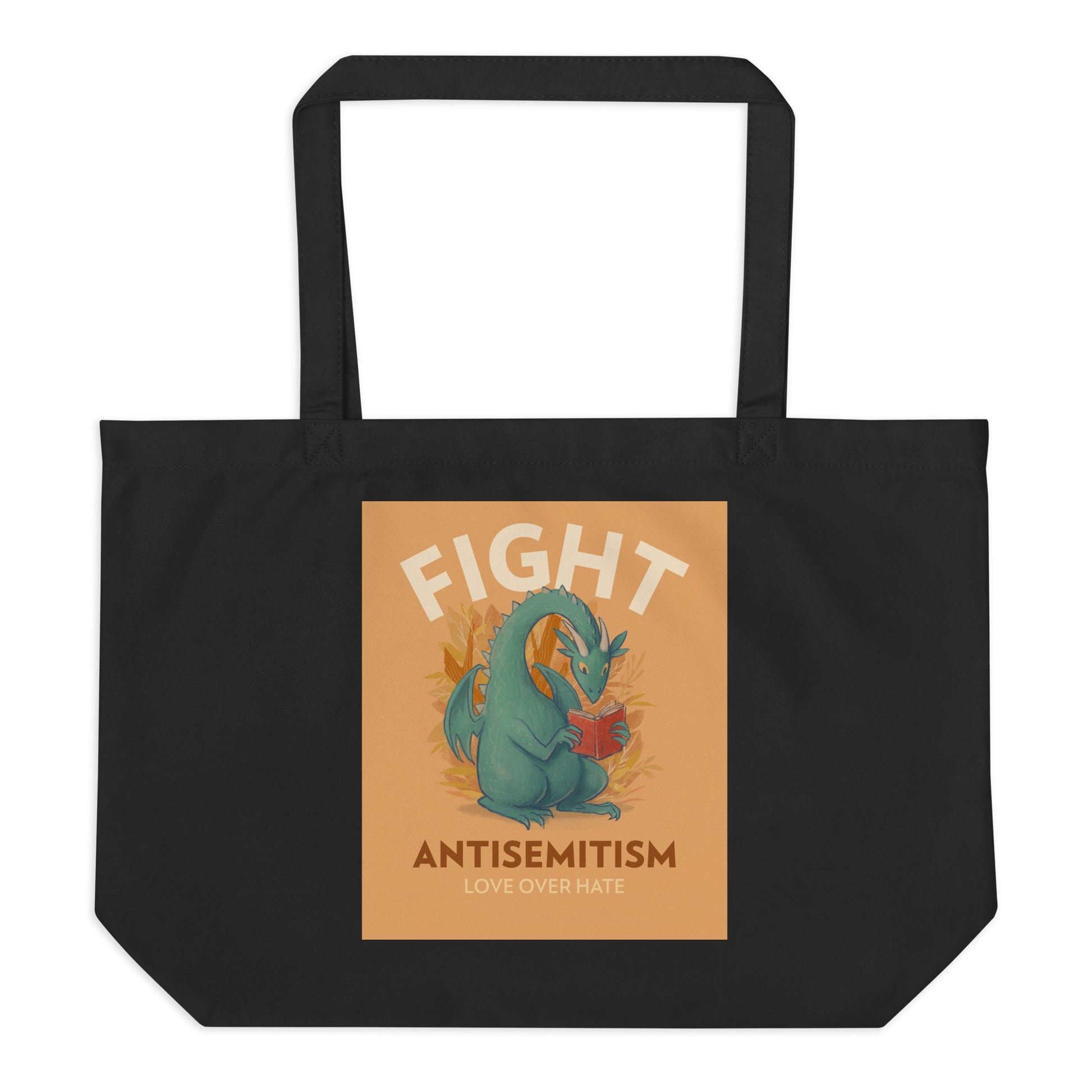 Dragon Adventure | Large Organic Tote Bag