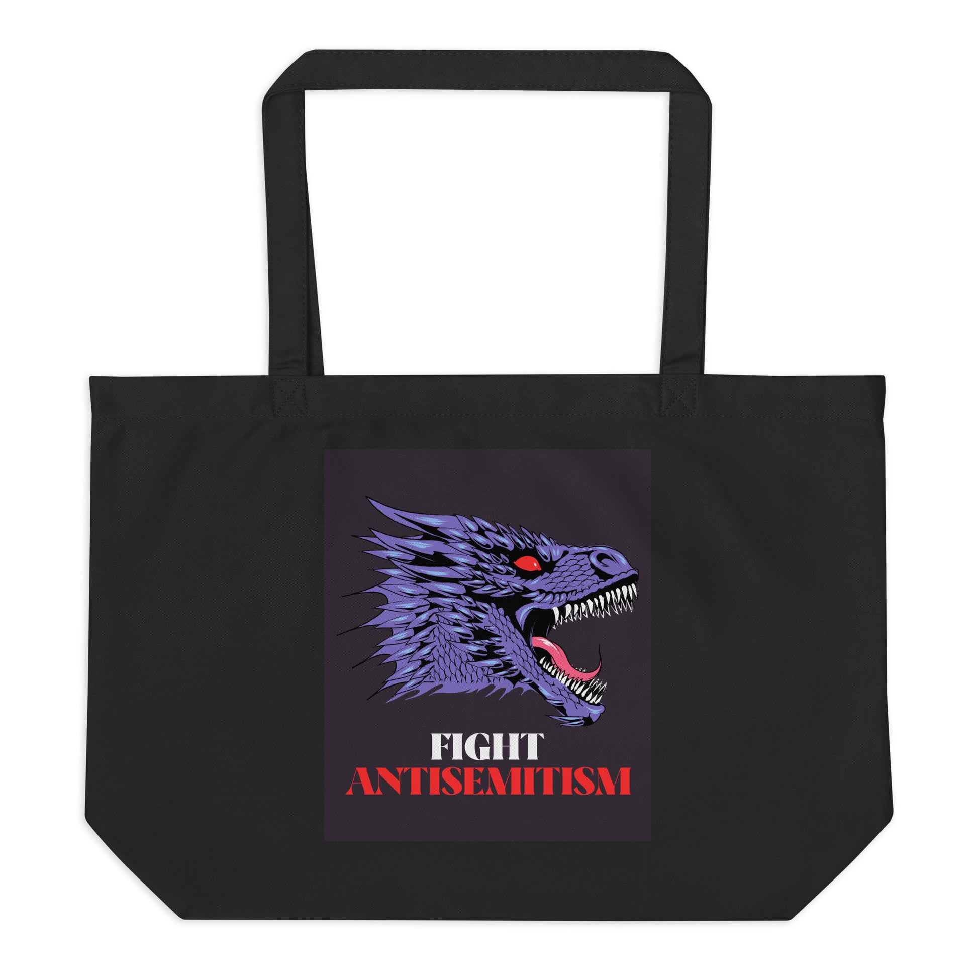 Dragon Adventure | Large Organic Tote Bag