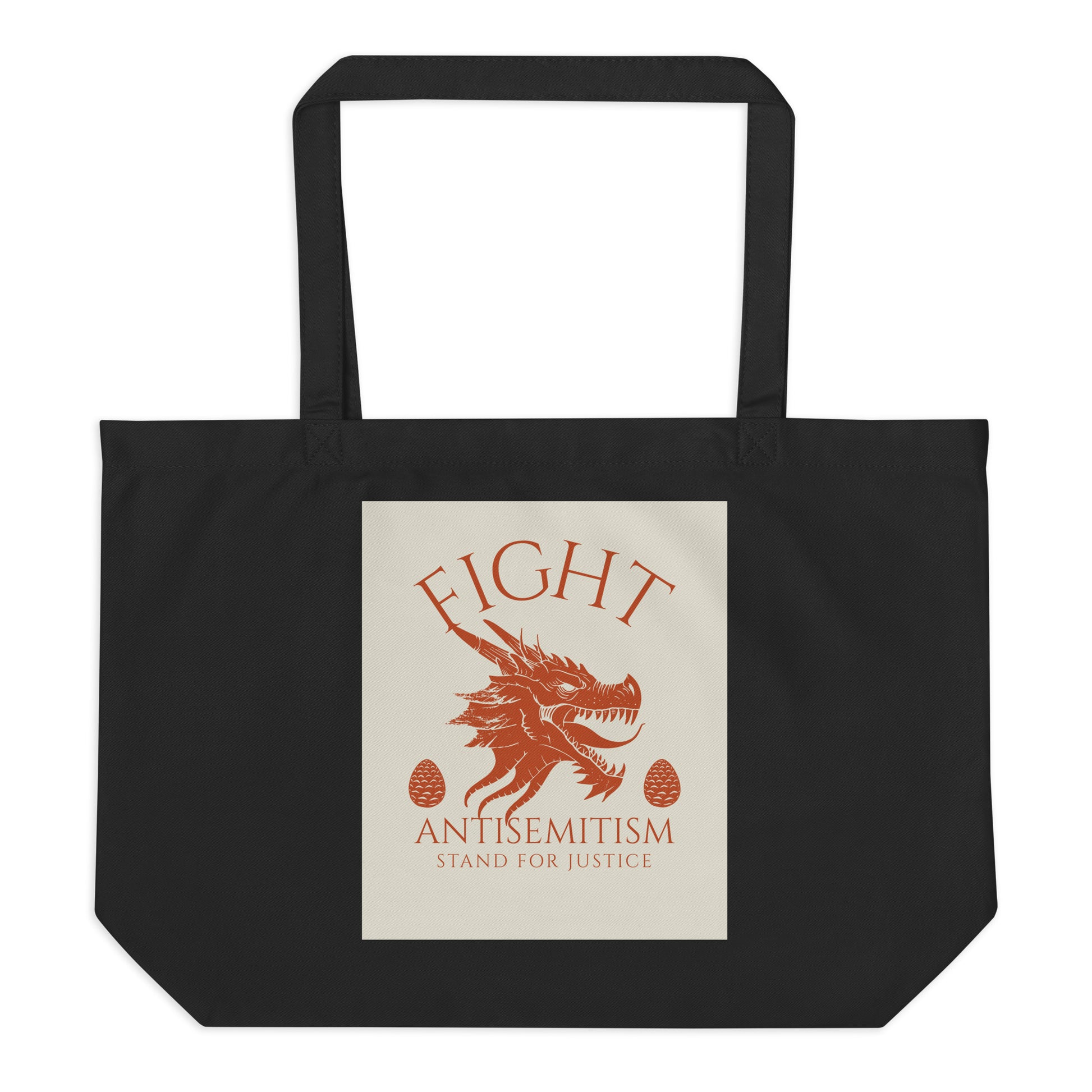 Dragon Adventure | Large Organic Tote Bag