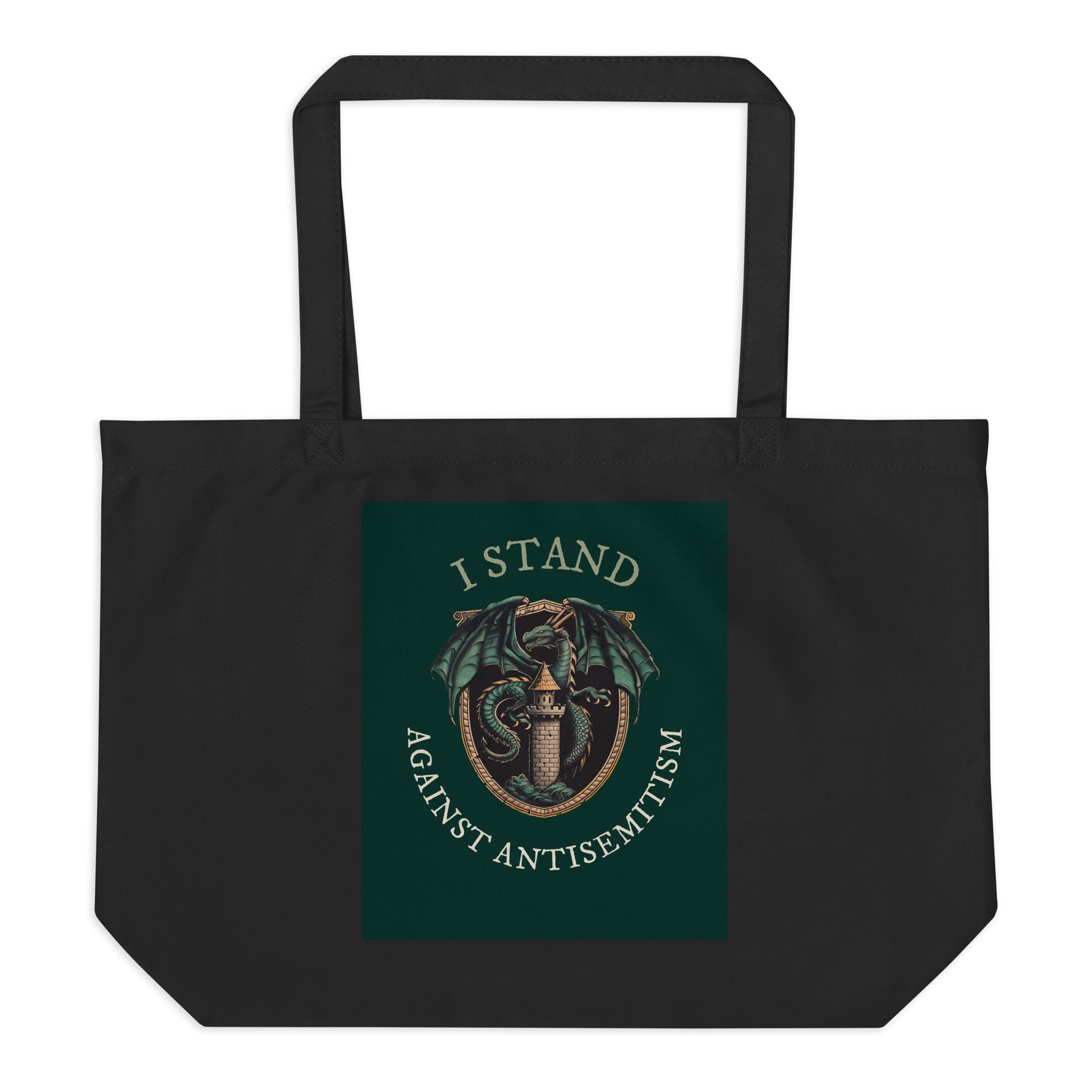 Dragon Adventure | Large Organic Tote Bag