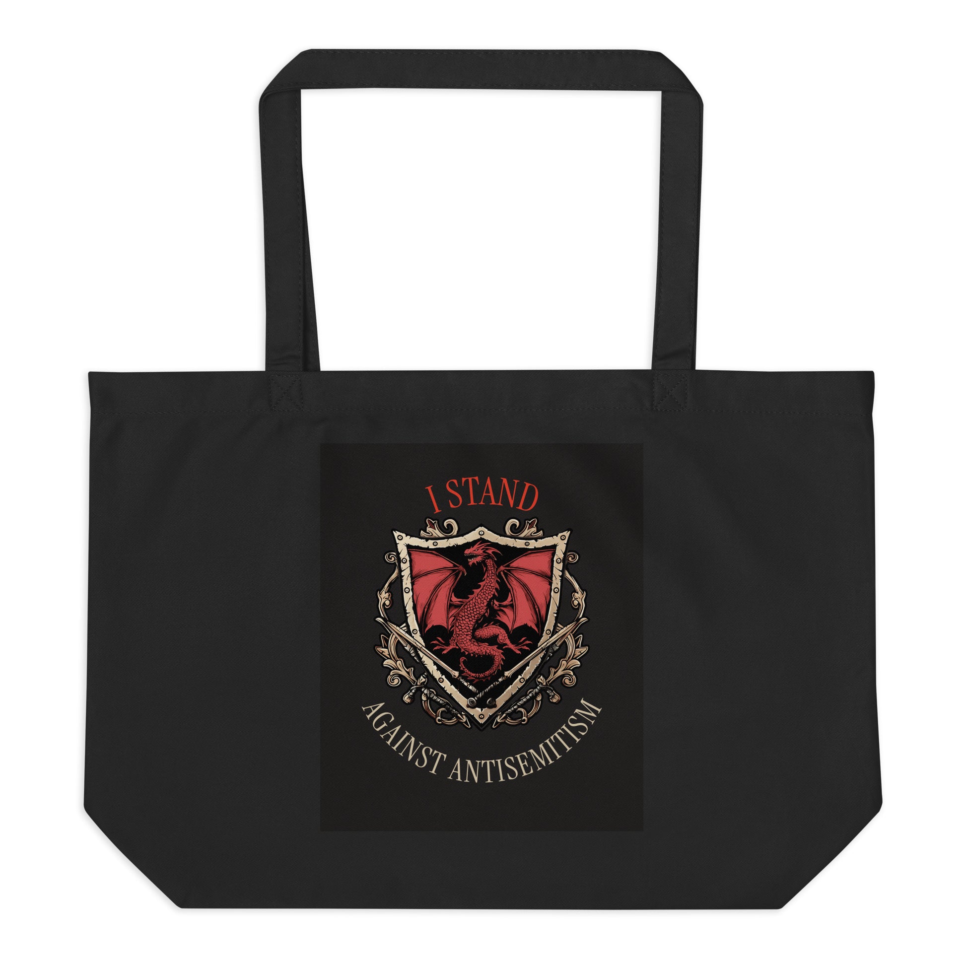 Dragon Adventure | Large Organic Tote Bag