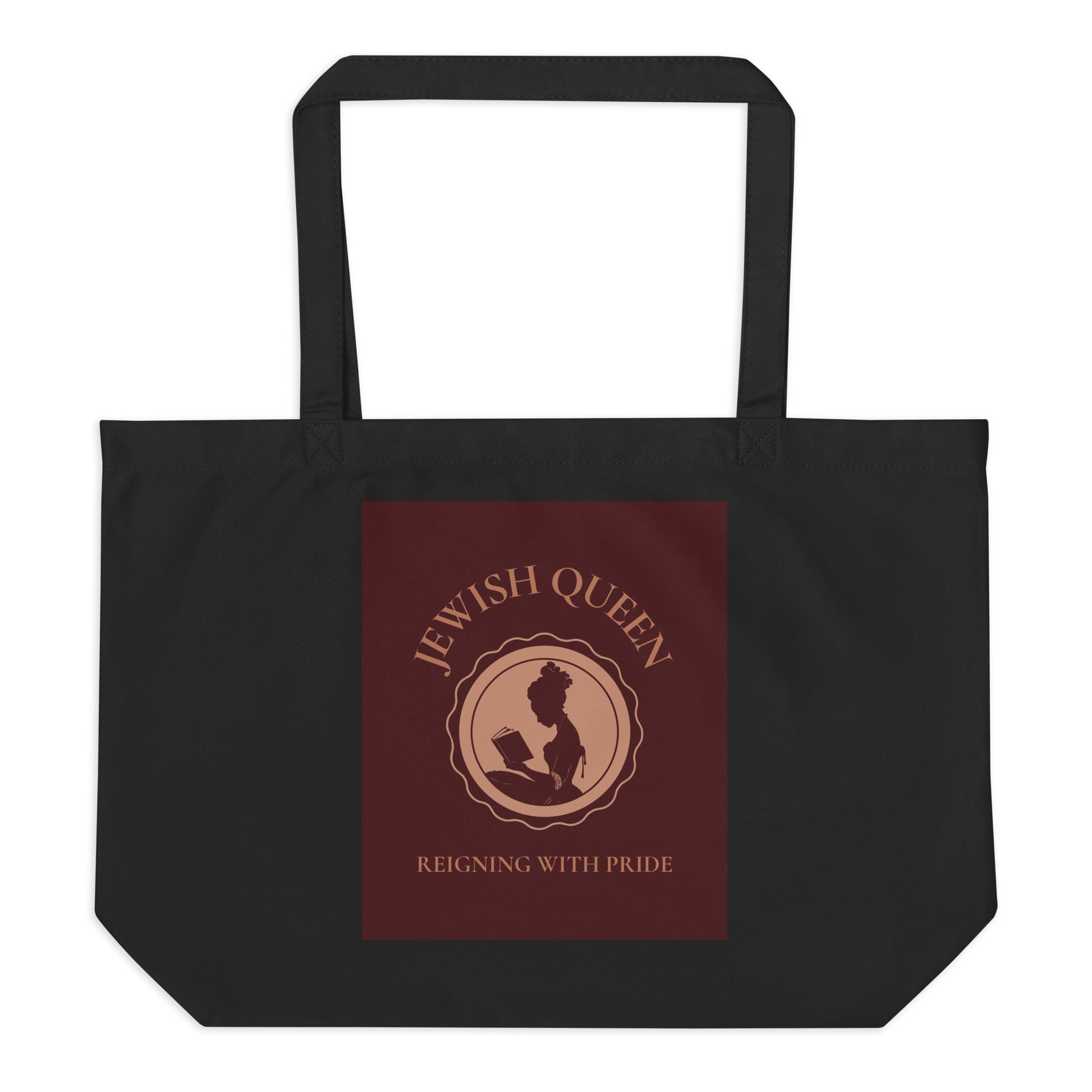 Jewish Queen | Large Organic Tote Bag