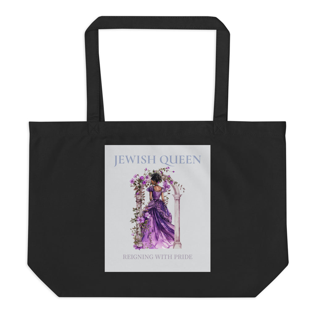 Jewish Queen | Large Organic Tote Bag