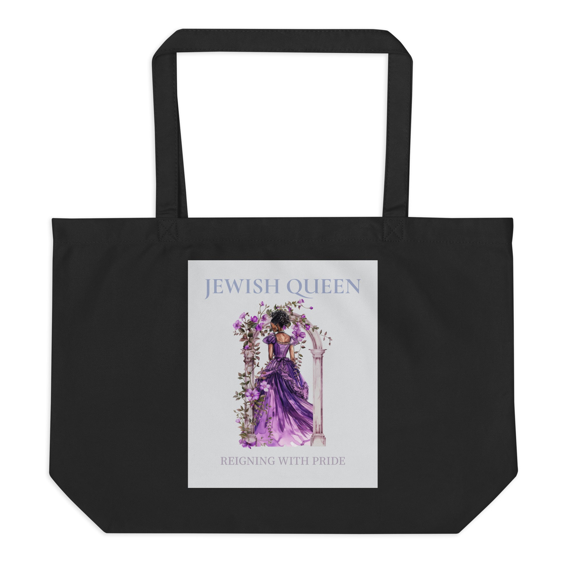 Jewish Queen | Large Organic Tote Bag