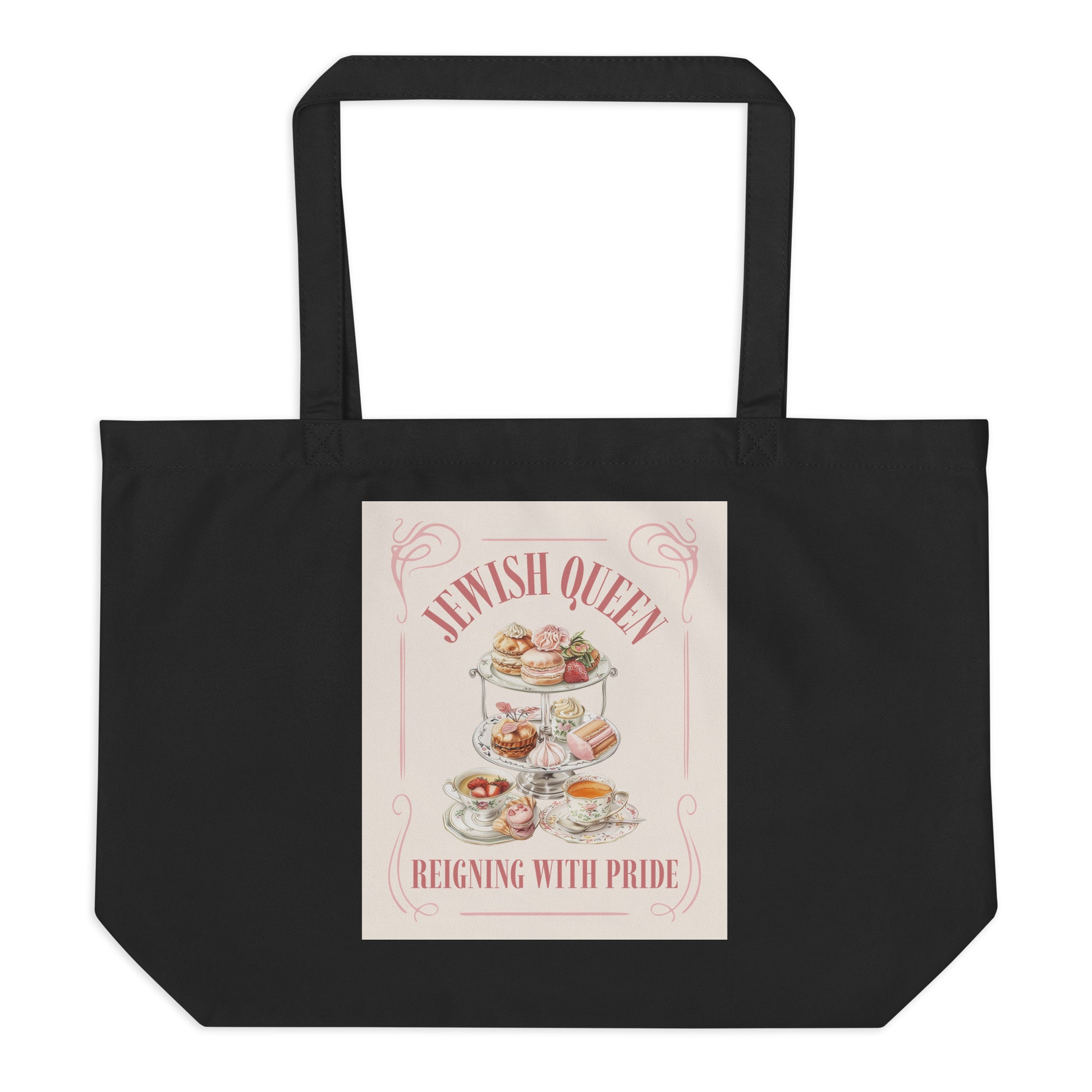 Jewish Queen | Large Organic Tote Bag