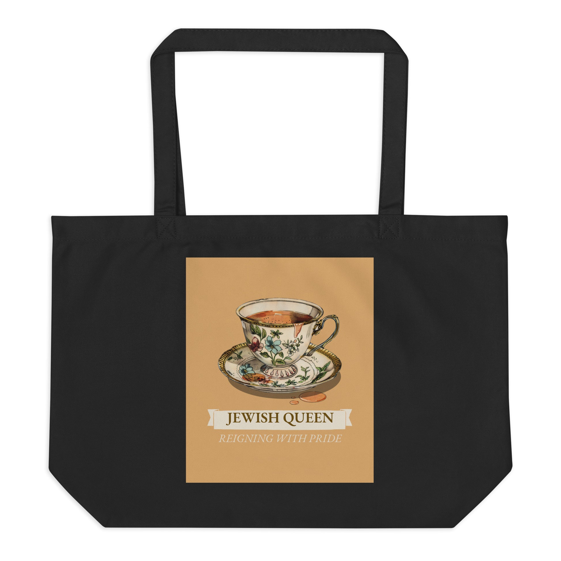 Jewish Queen | Large Organic Tote Bag