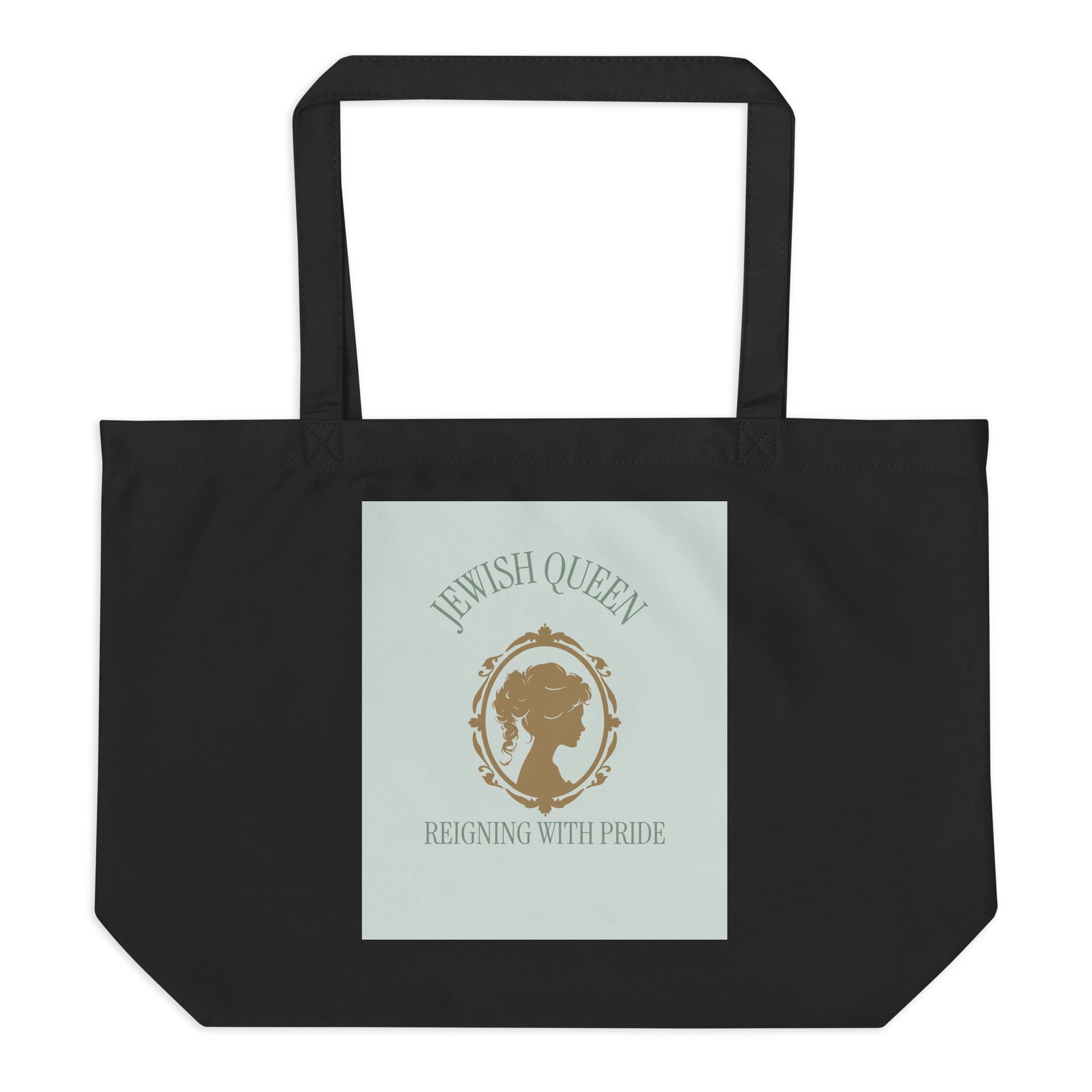 Jewish Queen | Large Organic Tote Bag