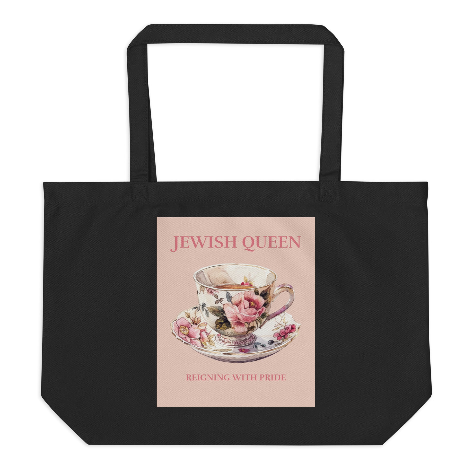 Jewish Queen | Large Organic Tote Bag