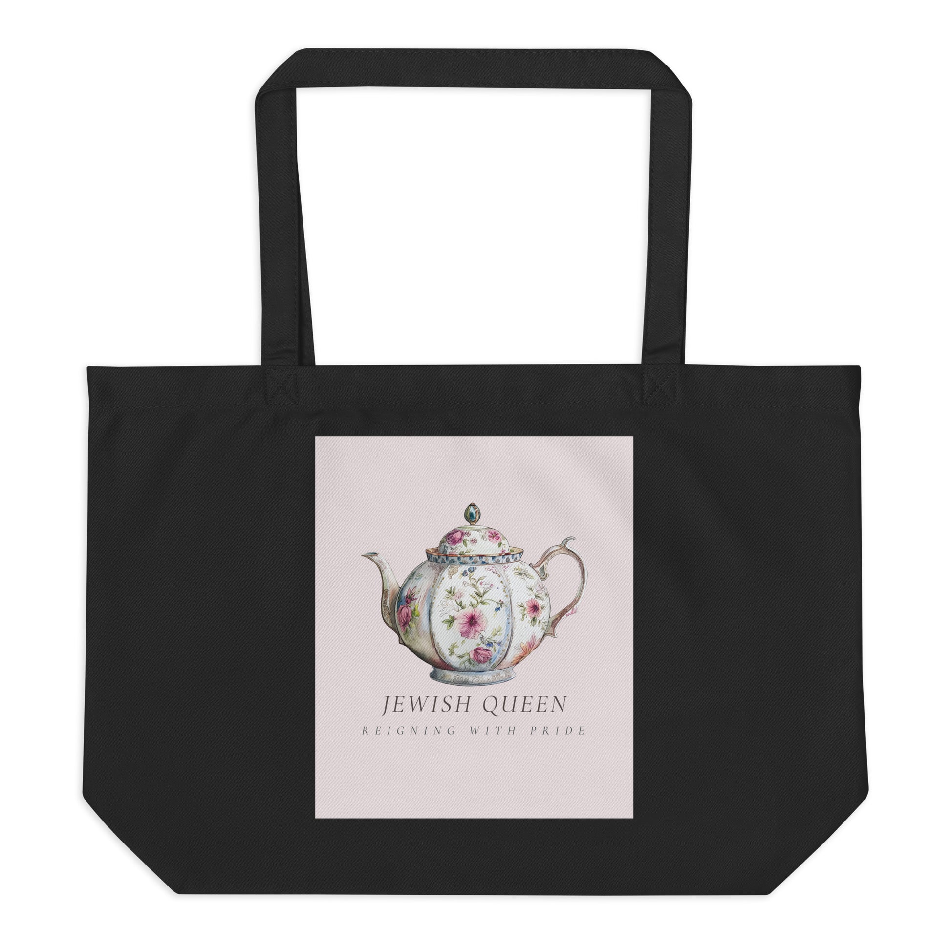 Jewish Queen | Large Organic Tote Bag