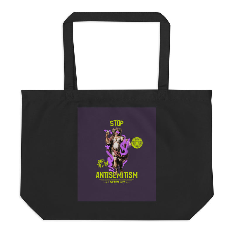 Classic Graffiti Fusion | Large Organic Tote Bag