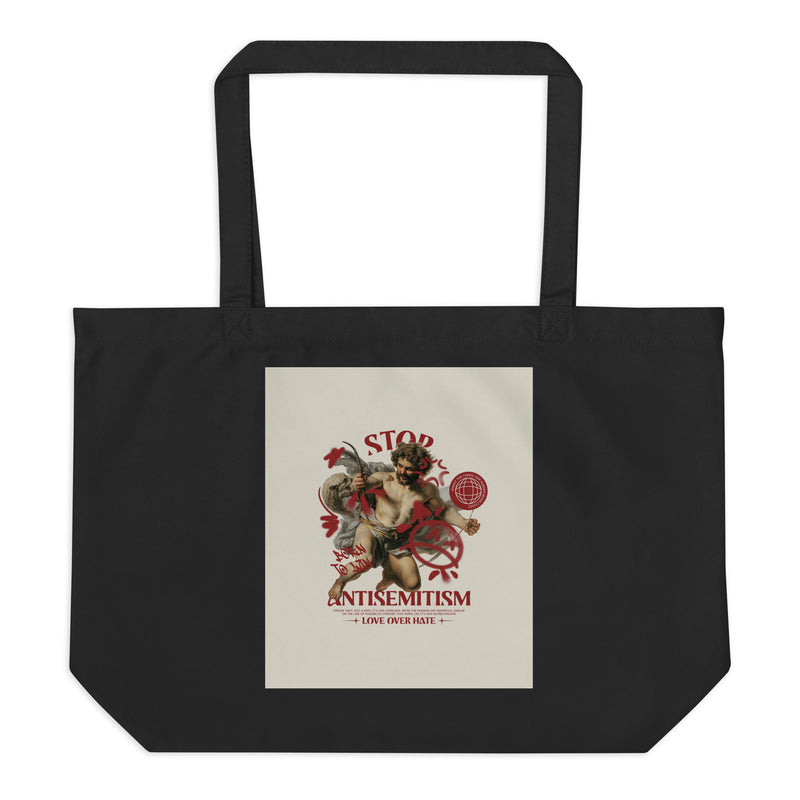 Classic Graffiti Fusion | Large Organic Tote Bag