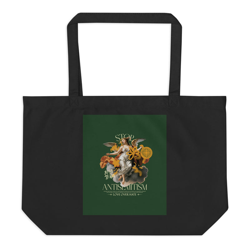 Classic Graffiti Fusion | Large Organic Tote Bag
