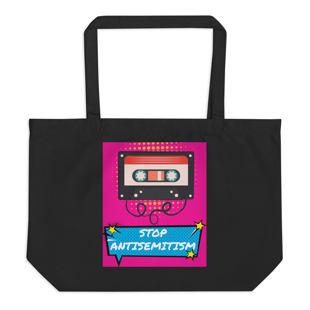 Pop Art Style | Antisemitism | Large Organic Tote Bag