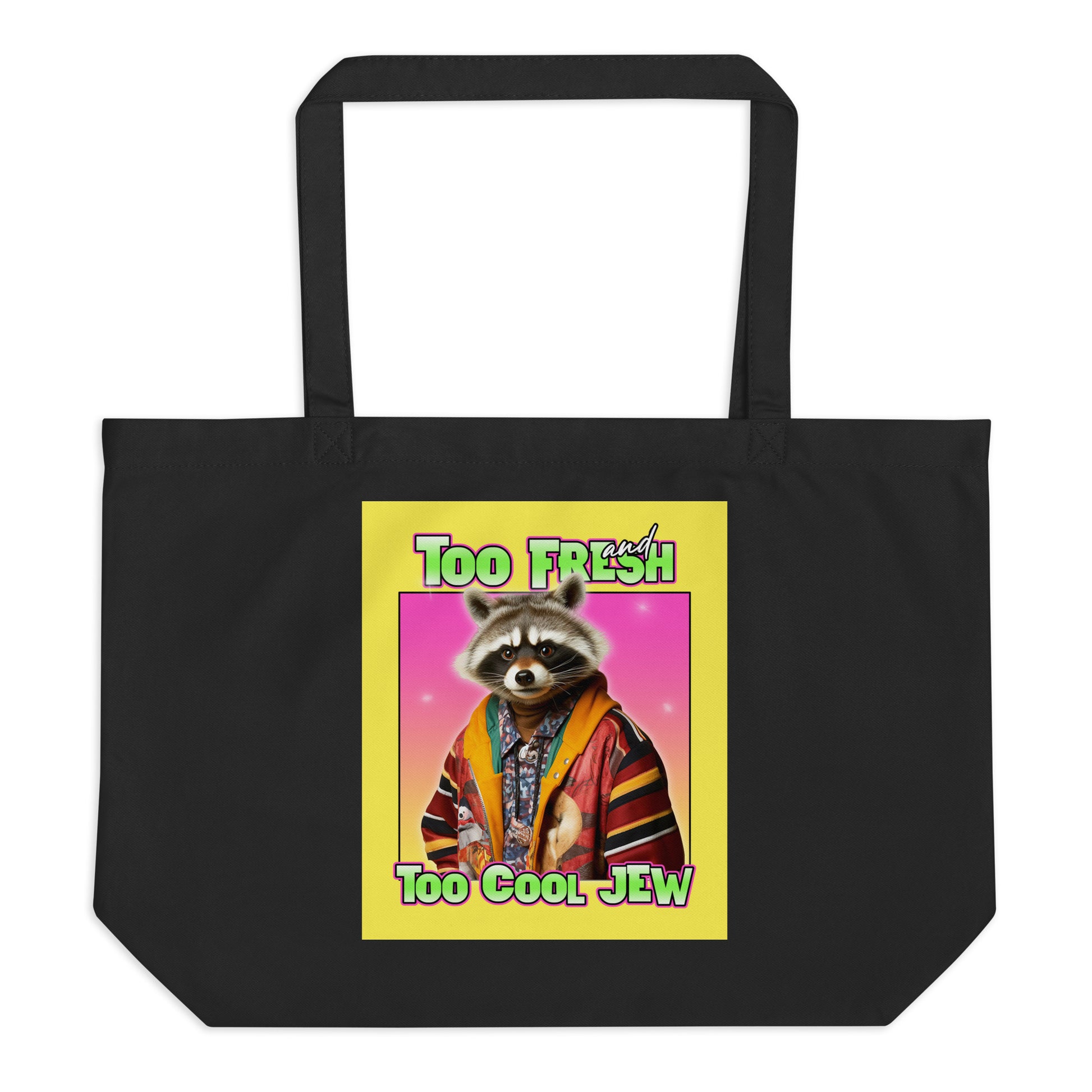 Mr Racoon | Large Organic Tote Bag