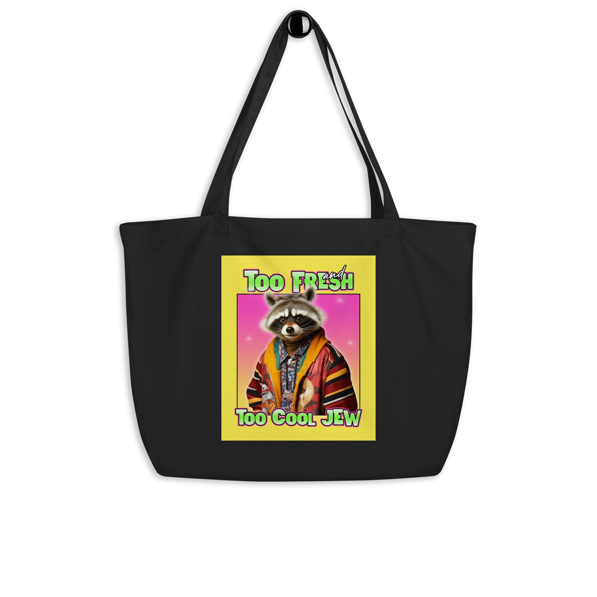 Mr Racoon | Large Organic Tote Bag